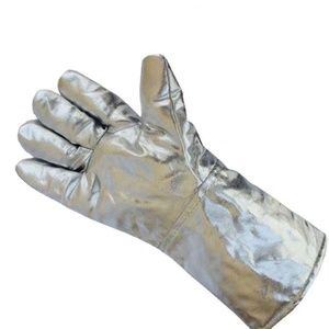 Gants de travail en aluminium, résistants à la chaleur extrême, texture lisse, 14 pouces, durables, personnalisables, vente en gros directe d'usine - Product Image 2