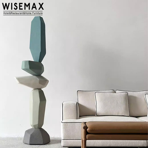 WISEMAX mobili arte moderna scultura per la casa decorazione d'interni hotel lobby camera da letto <span class=keywords><strong>arredamento</strong></span> in legno arte decorazione scultura - Product Image 5