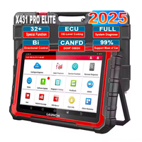 LAUNCH X-431 PRO ELITE Herramienta de Diagnóstico Completo para Autos, Escáner de Vehículos OBD OBD2, Máquina de Diagnóstico con Código ECU en Línea