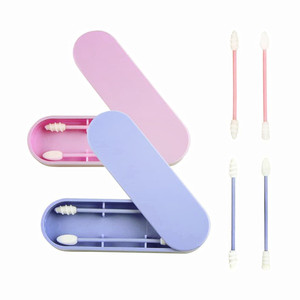 <span class=keywords><strong>Coton</strong></span>-<span class=keywords><strong>tige</strong></span> réutilisable en <span class=keywords><strong>silicone</strong></span>, <span class=keywords><strong>coton</strong></span>-<span class=keywords><strong>tige</strong></span> pour les oreilles, 2 pièces/ensemble pour le nettoyage du maquillage et les soins personnels - Product Image 4