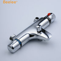 Beelee Salle de bain Solaire Thermostatique Bain Douche Robinet Thermostatique Douche Mitigeur