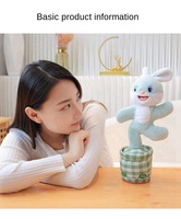 Jouet cactus dansant électrique, chantant et dansant, peluche décorative pour la maison, jouet en peluche