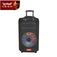 Altavoz Portátil MIC para Fiestas al Aire Libre, con Madera Contrachapada, Bajo de 12 Pulgadas, Bluetooth, USB, Guitarra, PA, Boombox, Audio