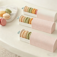 Boîte Cadeau de Luxe pour Chocolats, Emballage Alimentaire en Papier Coton Lin, Boîtes d'Emballage pour Bonbons et Biscuits, Boîte Personnalisée pour Macarons Ramadan