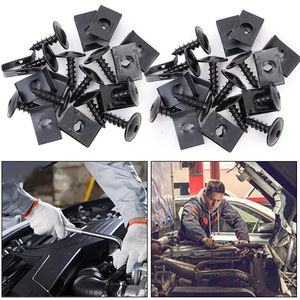 Sujetador de chapa de hierro N90974701 para Volkswagen Golf Tiguan Audi, tuerca de bloqueo de arco de rueda, piezas de repuesto, 60 unidades - Product Image 2