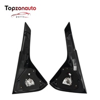 Topzonauto pour OEM 26550-5AA1D / 26555-5AA1D Pièces automobiles de rechange Feux arrière extérieurs gauche et droit rouges pour Nissan Murano 2015
