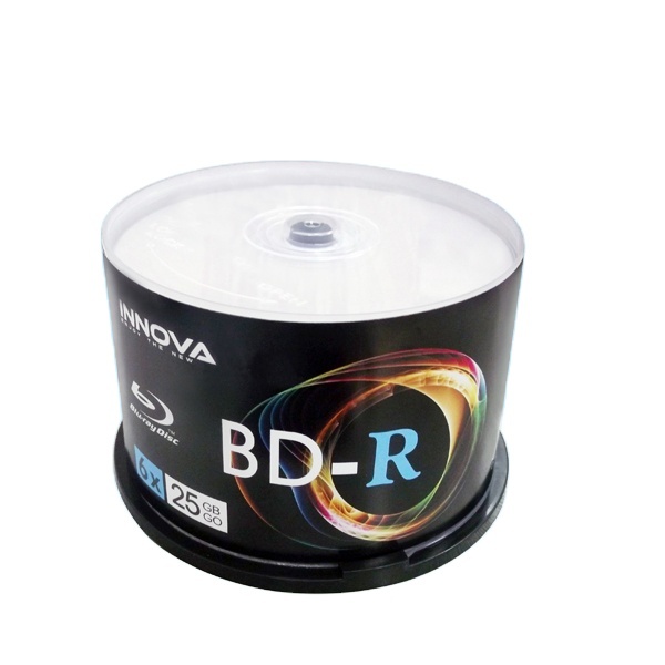 25GB Blu-ray Disc BD-R 8X 130Min White Ink Jet Printable