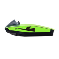 Bateau à moteur électrique compact Gokart ASA, coque pour 2 personnes, idéal pour les sports nautiques à grande vitesse et le surf.