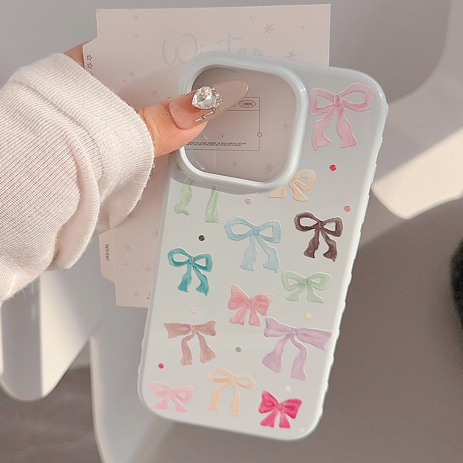 Sea Mist Blue and Green Oil Painting Finish