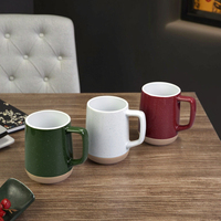 Cadeau d'affaires publicitaire de tasse en céramique de couple moderne créatif avec logo imprimable pour le thé au lait de thé de café