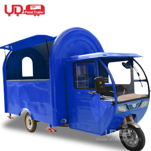 Al aire libre de <span class=keywords><strong>la</strong></span> <span class=keywords><strong>calle</strong></span> móvil de <span class=keywords><strong>venta</strong></span> mano empuje de 3 ruedas de bicicleta Vending carro - Product Image 1
