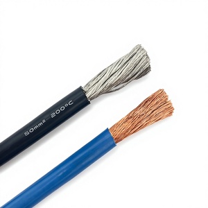 Cables Eléctricos <span class=keywords><strong>de</strong></span> Silicona 6AWG, Cables Flexibles <span class=keywords><strong>de</strong></span> Alto Voltaje, Resistentes a Altas Temperaturas, Cables <span class=keywords><strong>de</strong></span> Cobre <span class=keywords><strong>de</strong></span> 16 mm² para Calefacción - Product Image 1
