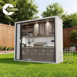 Módulo Prefabricado, Unidad de Cocina Exterior Completa, Contenedor Cerrado, Restaurante, Cocina Móvil, Casa, Caravana para Campamento al Aire Libre - Product Image 1