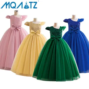 Dress Dresses MQATZ Pink Formal Girl Bridesmaid Dress 13Year Long Ball Gown Wedding Party Pageant Dresses AQS01