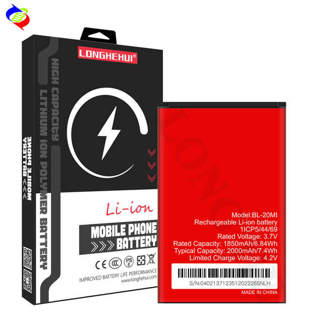 Factory Direct Sales of BL-20MI 2000mAh Li-ion Mobile Phone Battery for Itel Phones