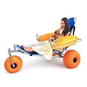 折りたたみ式浮遊ビーチ用車椅子、全地形対応砂浜用車椅子 - Product Image 4