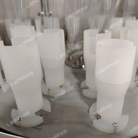 Machine de nettoyage de bouteilles en verre semi-automatique, petite machine à laver, lave-bouteilles en plastique et en verre