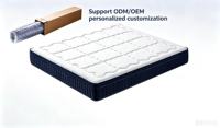 Matelas compressé en mousse à mémoire de forme avec gel, sensation moyenne, pour lits simples, doubles, king et queen, livré en boîte
