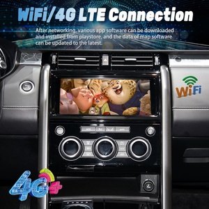 หน้าจอ QLED ขนาด 10.25 นิ้ว วิทยุติดรถยนต์ระบบ Android พร้อมระบบนำทาง GPS สำหรับรถยนต์ Land Rover Discovery 5 ปี 2017 2018 รองรับ CarPlay เครื่องเล่นมัลติมีเดียและวิดีโอ - Product Image 2