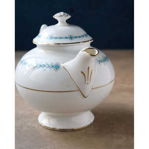 Gabriella P. Coalport Théière en céramique décorée bleu clair Genève 0g - Product Image 5