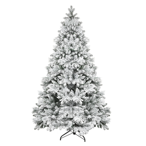 High Quality Eco-Friendly PVC Material Pine Artificial Christmas <b>Tree</b> 1.5/1.8/2.1m 500-1000 Warm White LED <b>Lights</b> Standing Base - Product Image 2