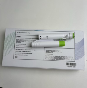 OEM Printed Paper Box for Peptide Pen Embossed Logo Eco Hard <b>Case</b> for 1 Pen and <b>Needle</b> Set Body Contour Care Packaging Box - Product Image 6