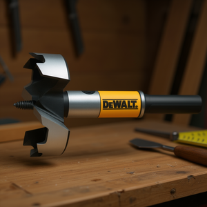 Broca para madera tipo Forstner DeWalt de 1 pulgada de diámetro para perforación de precisión en madera - Product Image 3