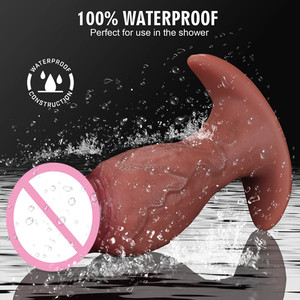 Dildo Realistico a Forma di Fungo Nero Grande in Silicone, <span class=keywords><strong>Plug</strong></span> <span class=keywords><strong>Anale</strong></span> Espandibile Estremo, Giocattoli Sessuali per Donne e Uomini - Product Image 3
