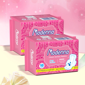 Assorbenti Igienici in Cotone con Ali Traspiranti Super Assorbenti a Marchio Privato, Prezzo di Fabbrica, Qualità Giapponese OEM per il Mercato del Ghana - Product Image 1