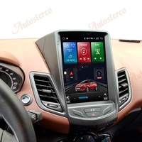 Radio para Auto Tesla con Reproductor Multimedia Android 9 para Ford Fiesta 2008-2016, GPS, Navegación, Unidad Principal, Radio, Grabadora, Estéreo