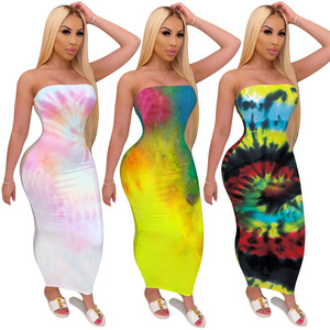 Femmes Sexy <span class=keywords><strong>Grande</strong></span> <span class=keywords><strong>Taille</strong></span> Décontracté Florale <span class=keywords><strong>Robe</strong></span> Moulante Club de Nuit Porter Imprimé <span class=keywords><strong>Bustier</strong></span> Robes Longues - Product Image 1