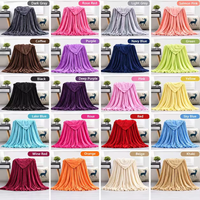Couverture en flanelle 100% polyester de luxe, couverture polaire douce et chaude toute saison, couleur unie, logo personnalisé en gros pour la maison, ODM&OEM
