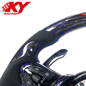 Volante deportivo de fibra de carbono y cuero con levas de cambio para BMW F10 F30 F18 F36 F20 F22 F80 F90 F15 F45 M3 M5 X3 X4 X5 X6 - Product Image 2