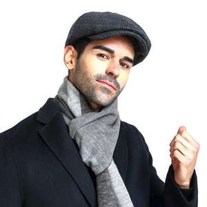 قبعة بغطاء لبلاب قماش مخصص من المخزون قبعة Newsboy للرجال - Product Image 2