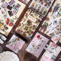 Nouveau design GF, boîte cadeau de planificateur rétro originale, matériel vintage, plante florale, kit de scrapbooking DIY, kit de journalisation DIY pour adolescents et enfants