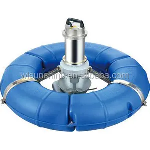 in stock with factory price Floating Surface Aerator Stainless Steel Impeller Aquaculture Machine