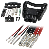 Connecteurs de batterie REMA 80A 150V Connecteur d'alimentation pour chariot élévateur Prise industrielle de charge pour chariots électriques