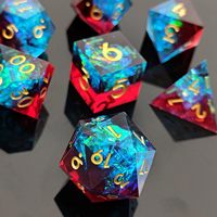 Ensemble de dés DND pour fêtes - Dés polyédriques en résine en vrac pour les soirées de jeux de rôle et les cadeaux
