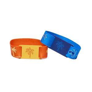 Venta al por mayor de fábrica, pulseras de tela elástica de 13,56 MHz, pulsera RFID impermeable, pulsera de pago NFC pasiva grabable - Product Image 1