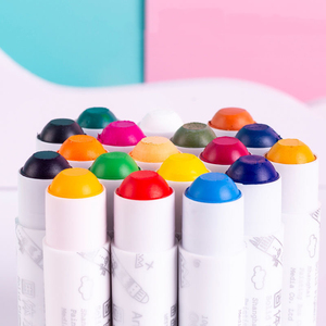 Custom 6 12 18 Colors Kids Non Toxic Washable Crayon Face Tempera Solid Paint Rotating <b>Stick</b> Set - Product Image 2
