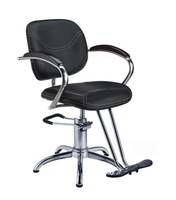 Ensemble de meubles de Salon de coiffure, chaise de style noire avec roue de poulpe