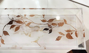 Tùy Chỉnh Vòng Vuông Hình Chữ Nhật Do Thái Hộp Quà Tặng Handmade Vượt Qua Matzah Hộp Dưới In Khay Với Nắp Đám Cưới Do Thái Hộp - Product Image 4