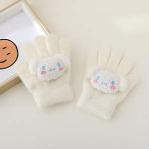 Детские теплые осенние и холодные перчатки с пятью пальцами для больших девочек зимние студенческие утолщенные - Product Image 2