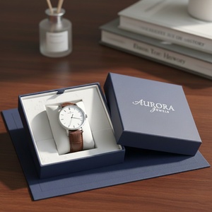 กล่องกระดาษแข็งแข็งแรงหรูหราแบบกำหนดเองสำหรับบรรจุภัณฑ์เครื่องประดับ นาฬิกา แว่นตา ทำจากวัสดุรีไซเคิล เคลือบด้าน ปิดด้วยแม่เหล็ก - Product Image 3