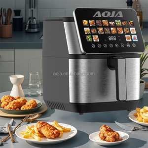 Friteuse à air chaud en acier inoxydable avec fenêtre de visualisation 8L, meilleure vente transfrontalière, grande friteuse sans huile, appareil électrique - Product Image 4