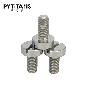 Nhà Máy Bán Buôn Chất Lượng Cao Rãnh Vít <span class=keywords><strong>Din84</strong></span> Gr2 Gr5 Titan Vít M6 Bởi Pytitans - Product Image 2