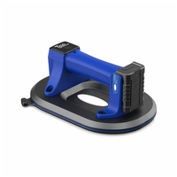 Ventouse de levage à aspiration alimentée par batterie avec écran numérique et plateau de 245 mm x 165 mm pour verre, miroirs et carreaux