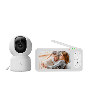 Tuya Ứng Dụng 1080P Video Màn Hình Bé Với 4.5 ''LCD Màn Hình Sạc Cơ Sở Cảm Ứng Để Chơi Bài Hát Ru Tiếng Khóc Tính Năng Phát Hiện - Product Image 1