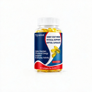 Complément Énergétique Quotidien à Base de Plantes Horny Goat Weed pour Hommes, Soutien Physique en Gélules Molles 800mg, 90 pièces, pour l'Activité Quotidienne, Marque Privée OEM - Product Image 1
