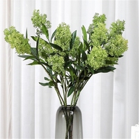 Tiges de verdure artificielle de haute qualité au toucher réel, branche de Skimmia avec baies pour la décoration de table de mariage, de maison ou de fête